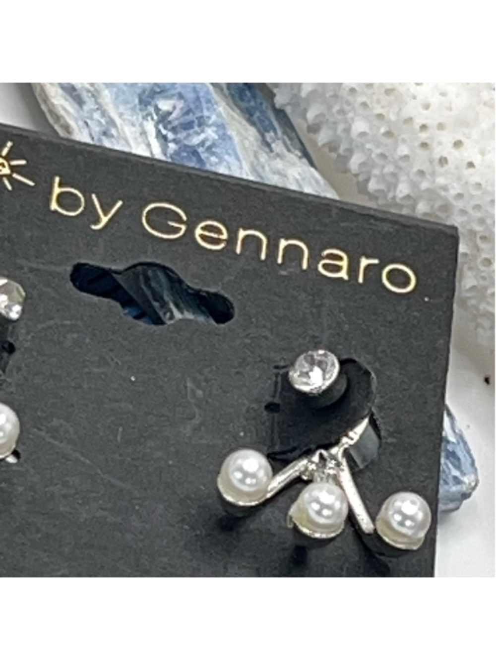 Gennaro crystal dangle earrings